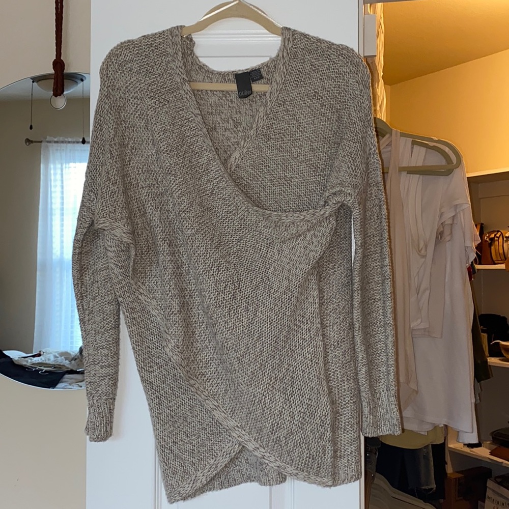 Quinn wrap sweater